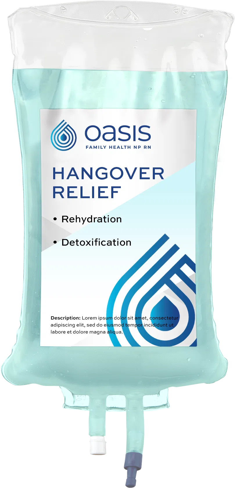 Hangover Relief IV drip bag